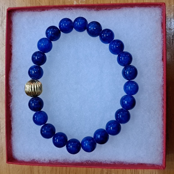 Jewelry - Cobalt Mountain Jade Stone Bracelet